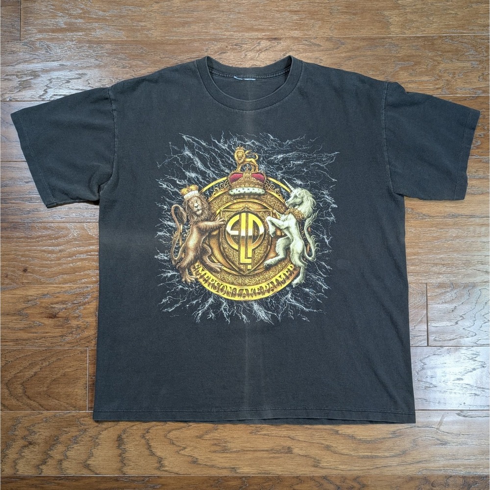 Vintage Emerson Lake And Palmer 1996 Wold Tour Band‎ Shirt Size XL 24x28